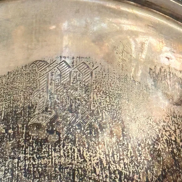 Sterling Silver Flower Arranger with Brass Screen - Picture 7 of 16